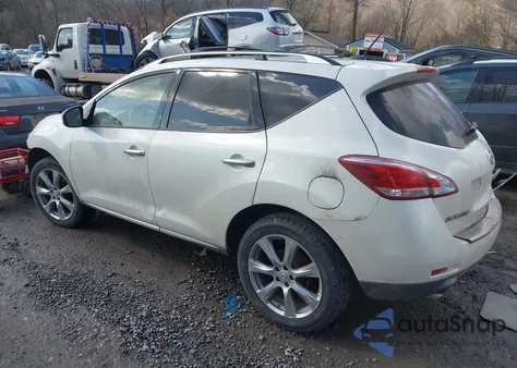 2014 Nissan Murano Le from USA, damaged, VIN JN8AZ1MW2EW521356